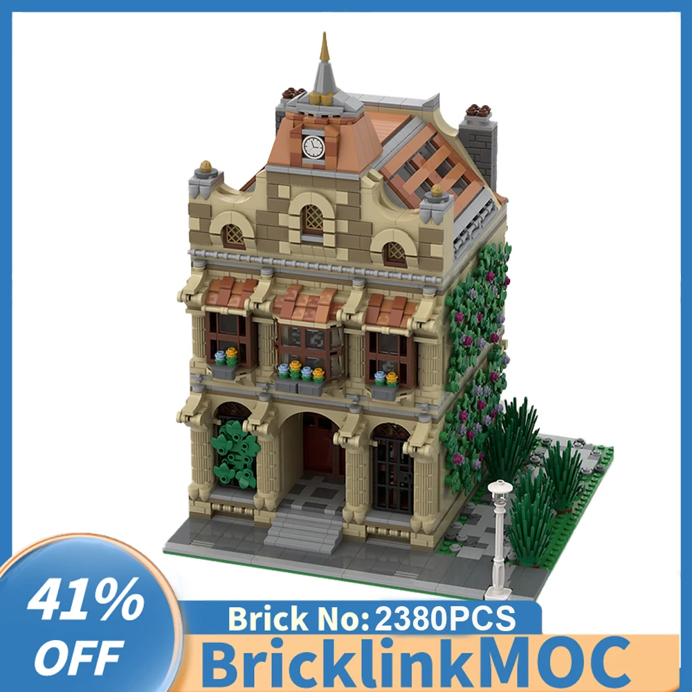 

NEW2380PCS City Hot Selling Street View Moc Modular Ivy Courtyard Building DIY creative ideas Children Toy birthday Gift Blocks