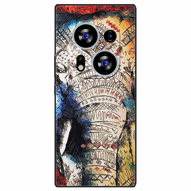 Charming 3D Relief Soft TPU Silicone Phone Case for Tecno Phantom X2 Series