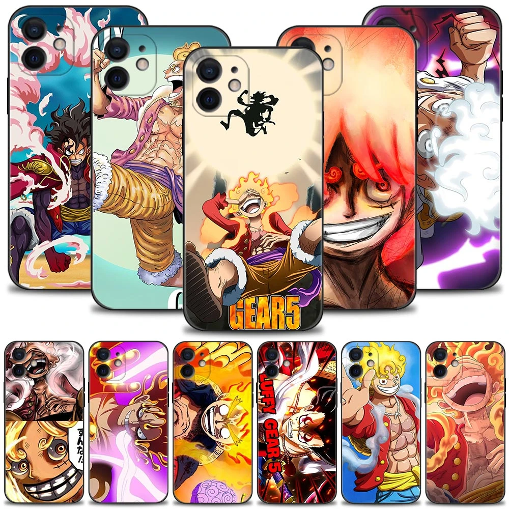 One Piece Sun God Luffy Gear 5 Laugh Case For Apple iPhone 14 13 12 11 Pro Max Mini XS Max XR X 7 8 6 6S Plus 5 5S SE Shell iphone 11 waterproof case