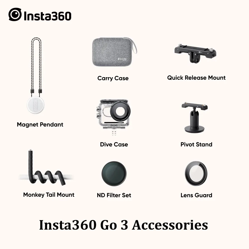 

Аксессуары для Insta360 GO 3, трипо из закаленного стекла для экшн-камеры Go 3