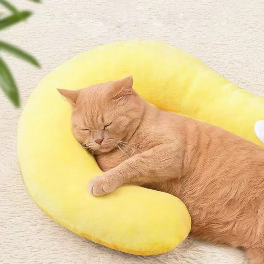 Four Seasons Universal Neck Pillow Pet Mat Pet Pillow Dog Question Mark U-shaped Sleeping Cat Small Supplies