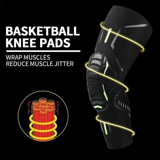 1 PCS Sports Basketball Kneepads Elastic Foam Volleyball Knee Pad Protector Fitness Gear Anti-collision Training Support Bracers 4
