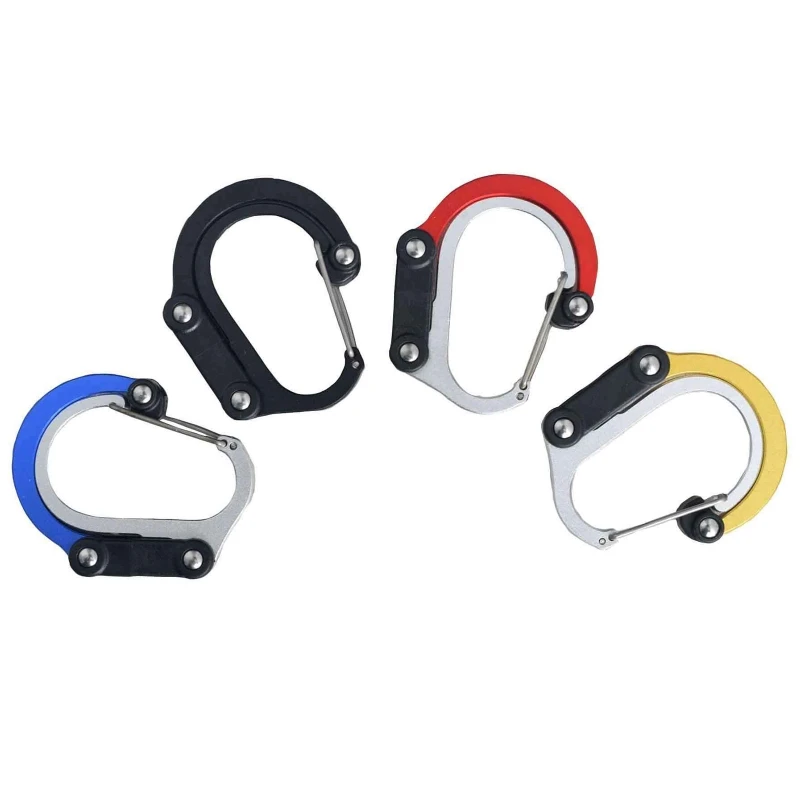

Multifunctional Gear Clip Carabiner 360 Degree Rotating Hook Strong Buckle Camping Hiking Travel Backpack Outdoor Gadget
