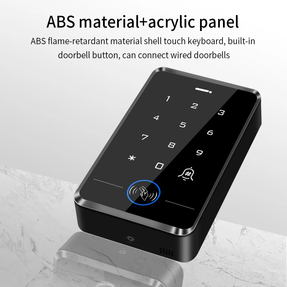 DC 12V Outdoor RFID Access Control Keypad System 125KHz Card