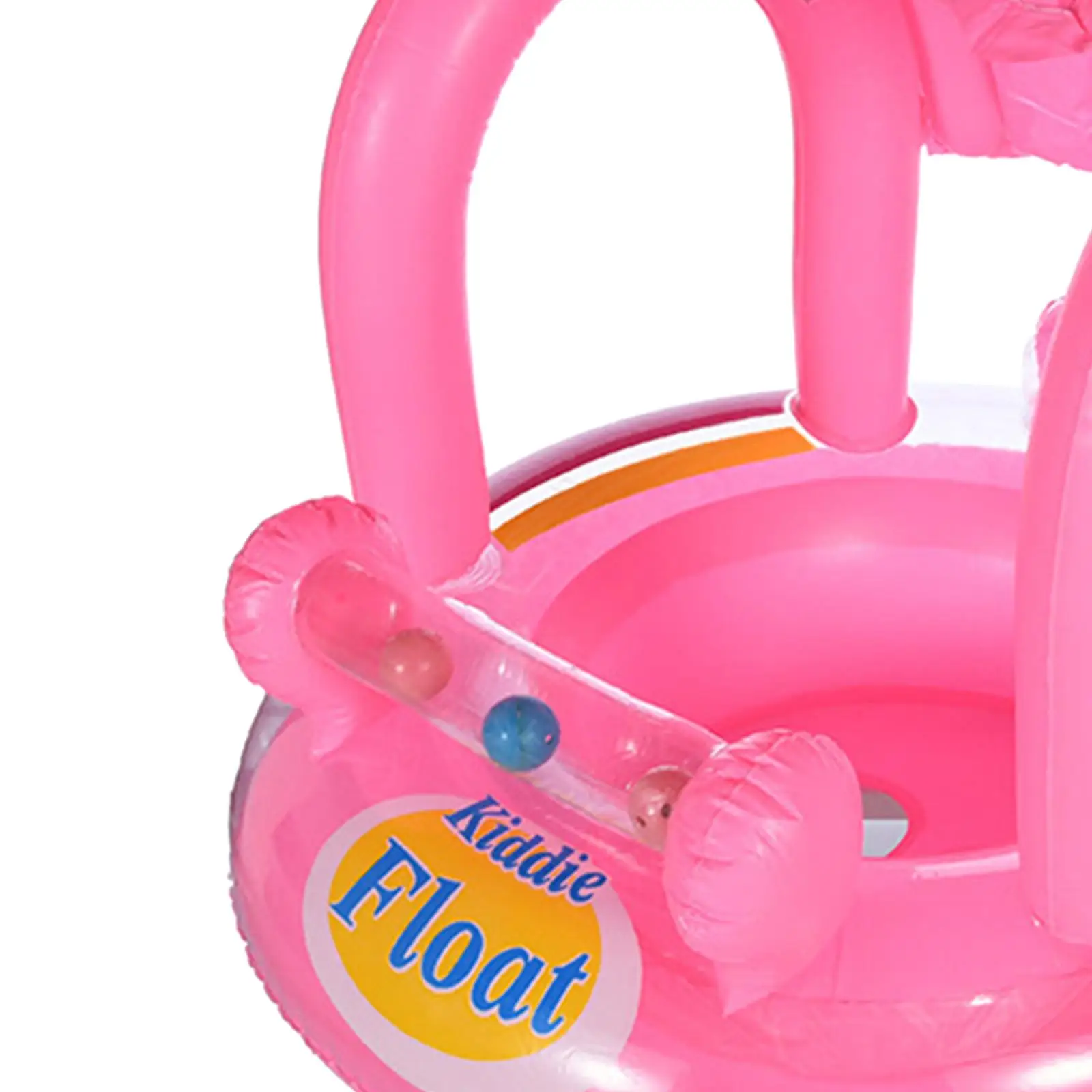 Inflatable Baby Pool Float with Bell Baby Swimming Ring for Infants Children