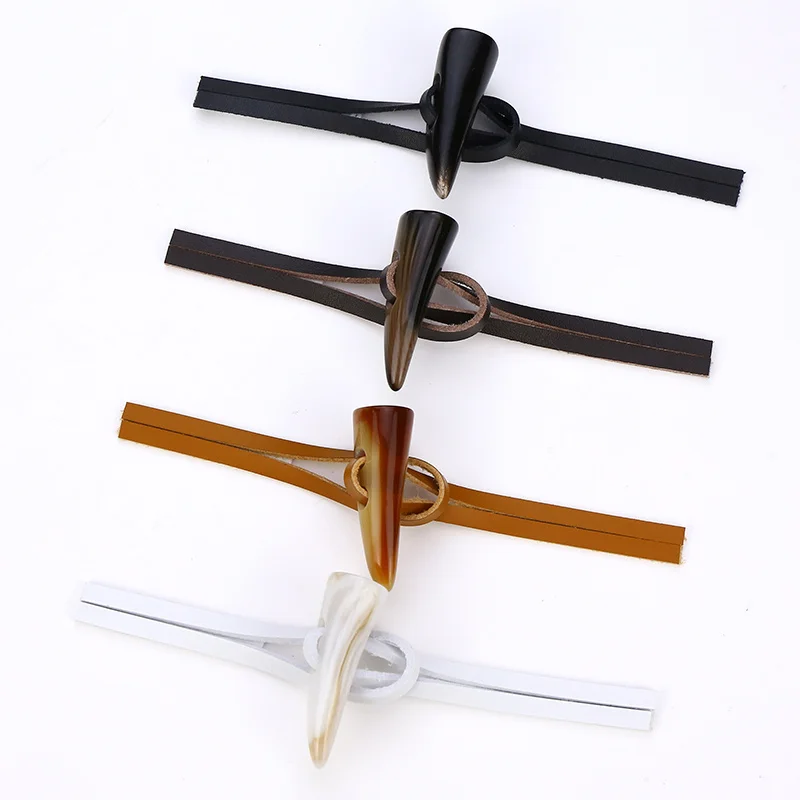 4 Pairs Leather Horn Toggle Closure Buttons Jacket Duffle Coat Shawl Fasteners Resin Button Clothes Sewing DIY Craft Accessories | Дом и сад