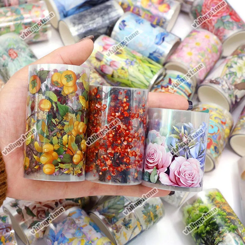 2m/롤 꽃 소녀 애완 동물 테이프 빈티지 Washi 테이프 Scrapbooking 마스킹 테이프 스티커 저널 미적 편지지