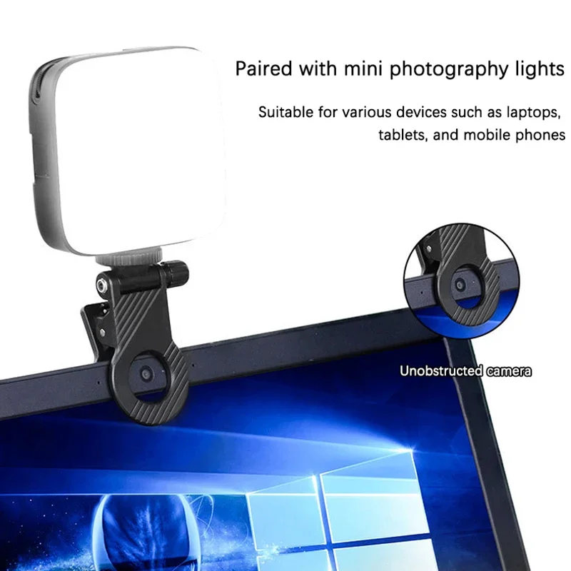 Mini Clip Multi-angle Folding Cell Phone Fill Light Computer Photography Clip Camera Flash Holder Universal Selfi Stick selfie stick cell phone selfie stick smartphone selfie stick