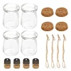 1pc Heat Resistant Milk Glass Bottles Sand Painting Bottle Wood Lid Yogurt Bottles DIY Dessert Orgabizer Kitchen Storage 6