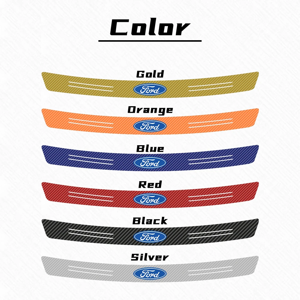 자동차 도어 씰 스티커 포드 포커스 레인저 몬데오 쿠가 에코스포트 피에스타 쉘비 MK2 퓨전 용 자동차 도어 씰 가드 스티커