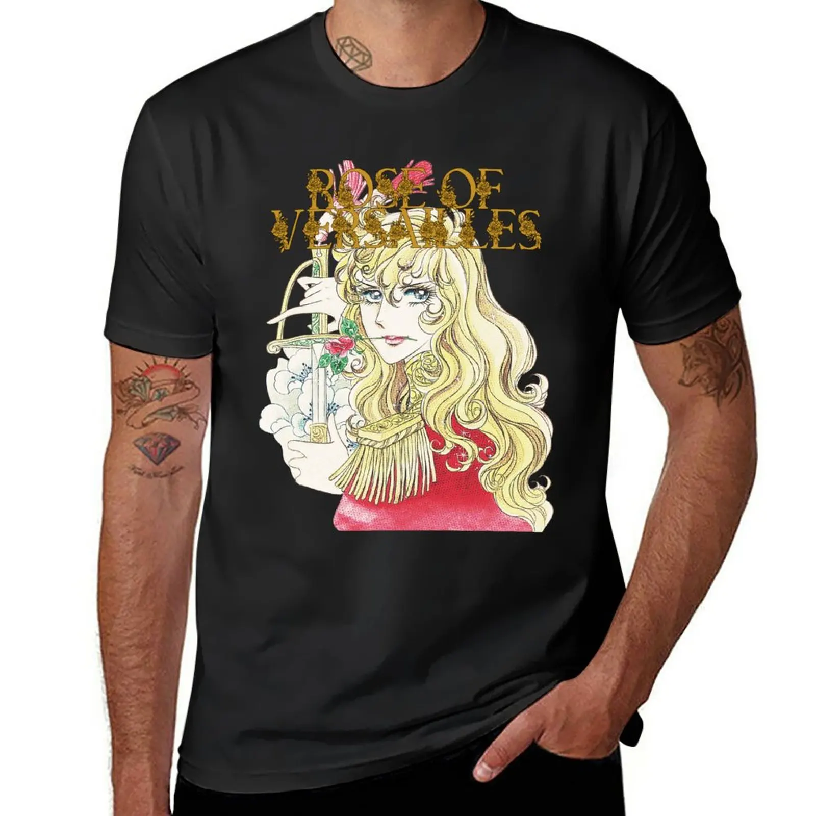 

New Oscar Franois de Jarjayes T-Shirt boys white t shirts Anime t-shirt sweat shirts graphic t shirts men workout shirt