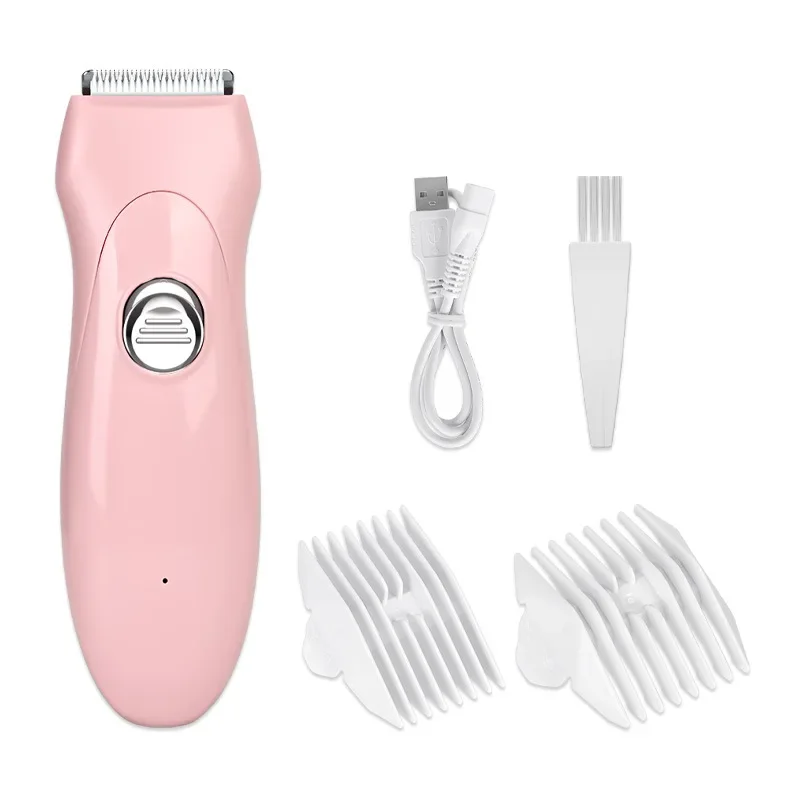 Waterproof Silent Baby Hair Trimmer Newborn Infant Electric Shaver Baby Hair Cutting Tool Tire Remover Machine