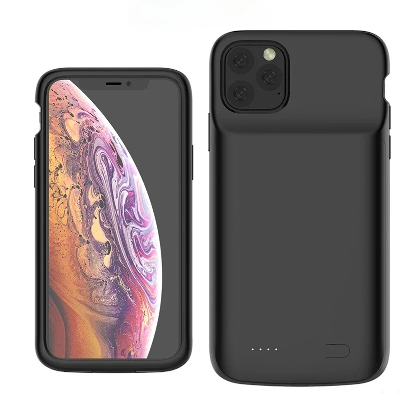 아이폰 11, 11 Pro Max용 10000mAh 배터리 충전 케이스, 아이폰 11Pro, 11 Pro용 보조배터리 커버 파워 케이스