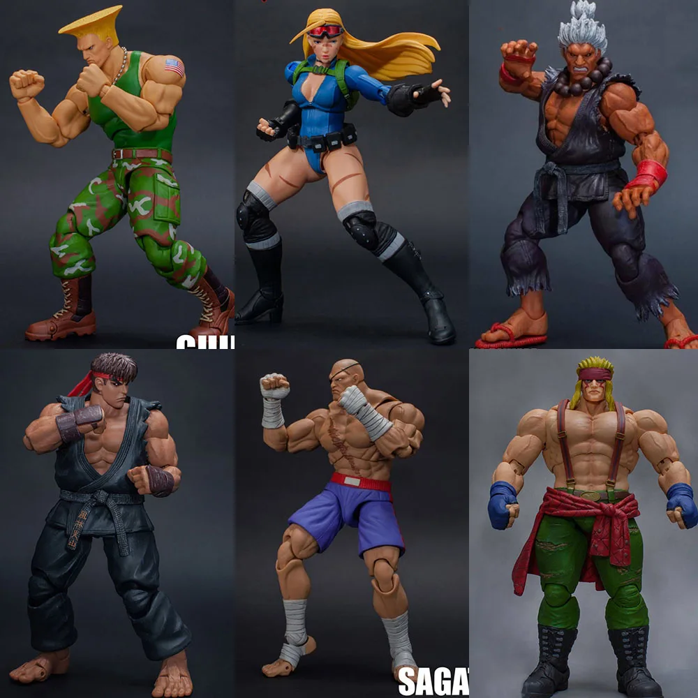 Storm Toys 1/12 Men Soldier Seriesv Alex Zangief Sagat Sdcc Evil Ryu Cammy Set Completo 6 "Action Figure Model Fan Collection