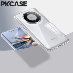 PKCASE Ice Crystal Clear Armor Case - Matte Black Transparent Cover for HONOR Magic8 Lite (Clear)