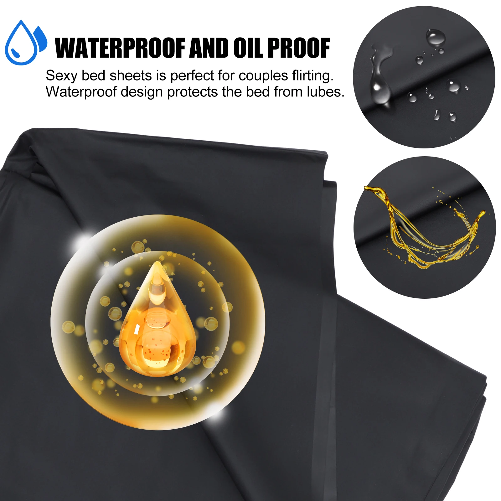 1MX1.3M Waterproof Bed Sheet Flirting Bed Cover Adult Oil Massage Bedding Adult Oil Massage Sheet Disposable Flirting Mattress 5