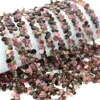 Natural Mixed Color Tourmaline Flat Water Drop Beads Rough Size 3x4mm-5x6mm，Strand Length 39cm,DIY Bracelet/Necklace 2