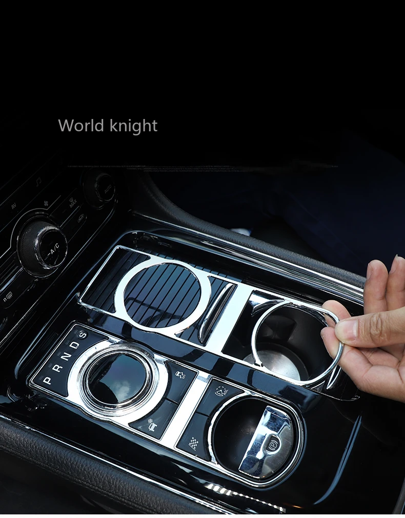 

For Jaguar XF 2008-2015 XJ 2010-2019 Aluminum Alloy Car Shift Button Frame Decorative Sticker Car Interior Accessories