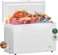 16 Cu.Ft. Chest Freezer 2 Removable Baskets Freezer Top Door 7 Temperature Control from -13℉-14℉ Energy Saving Home 1
