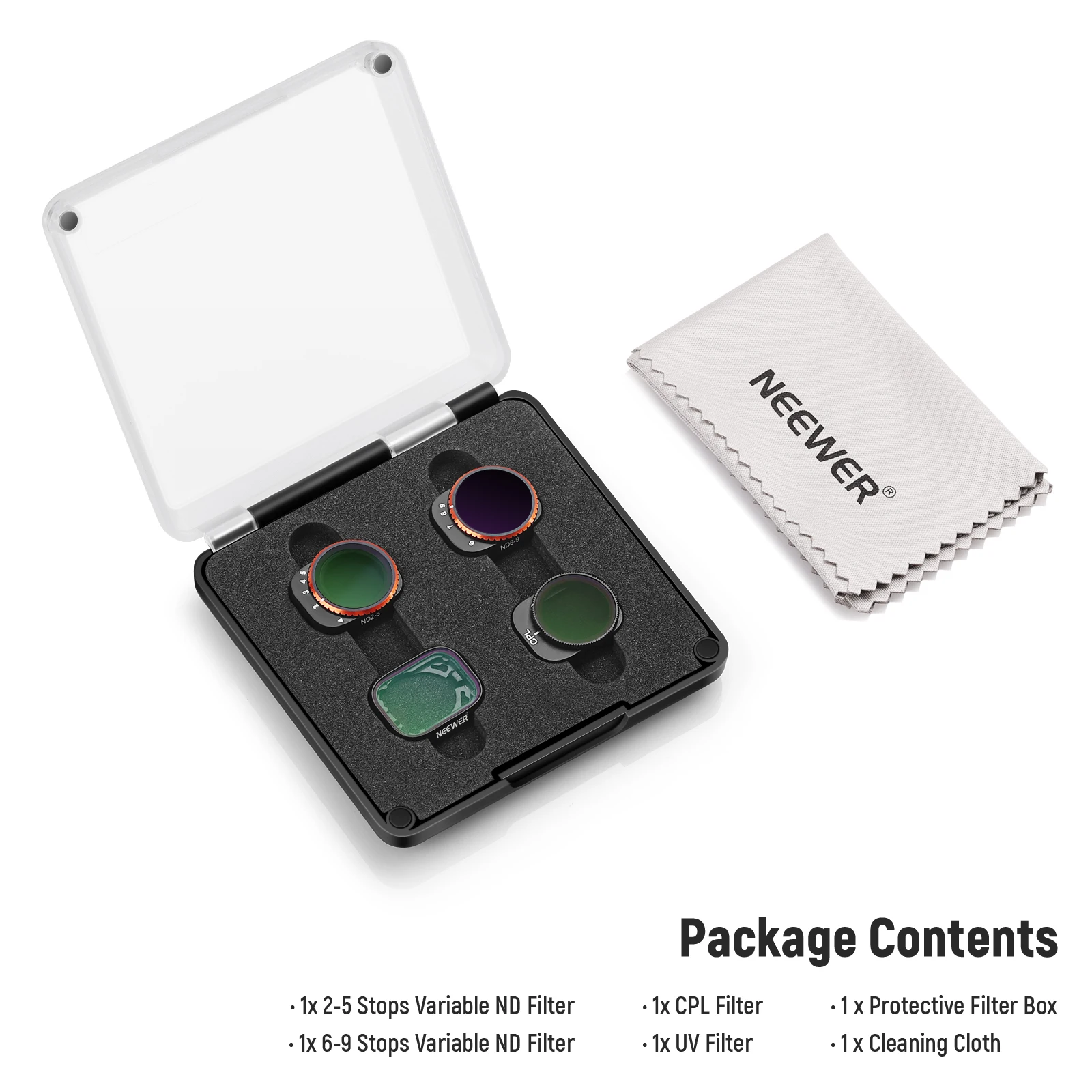 Limited Variable ND Filter Kit For DJI Mini 3/Mini 3 Pro 4 pcs ND2-ND32/ND64-ND5
