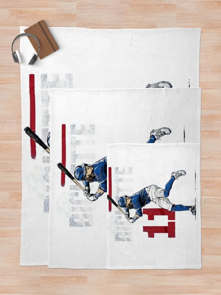 Bo Bichette Essential Throw Blanket Custom Blankets Thin Blanket Luxury Designer Blanket