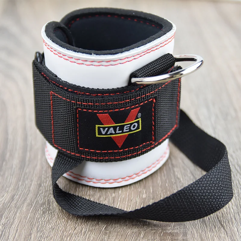 Ankle Straps Fitness Ankle Straps 1Pcs Cowhide Adjustable D-Ring Foot Support Cuffs Gym Leg Strength Workouts Pulley Buckle Sports Feet Guard