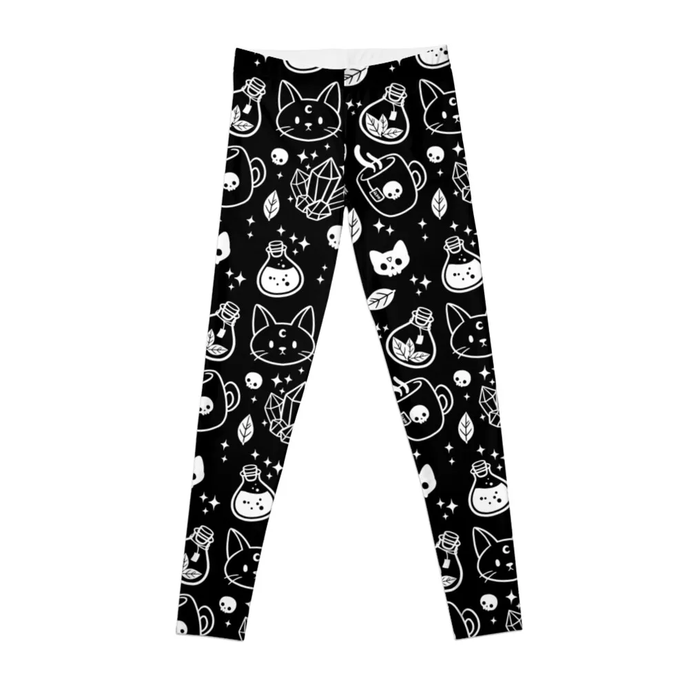 

Herb Witch // Black and White | Nikury Leggings gym sportswear woman legging gym exercise clothing for Womens Leggings