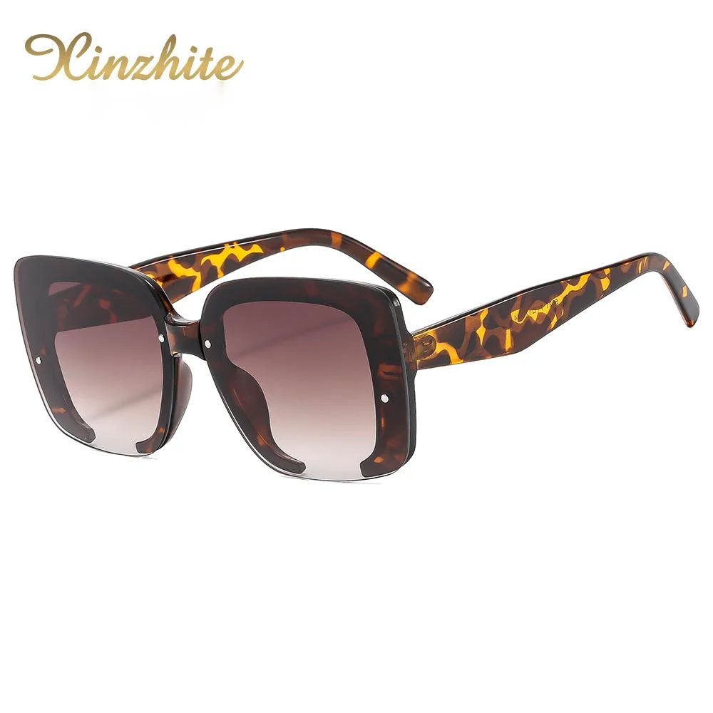 New men's and women's same style box fashionable set with glitter pink frame sunglasses, personalized notch glasses_voghion.com
