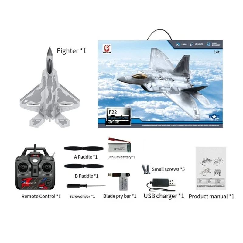 Aviões de controle remoto Brinquedos para crianças, avião RC, camuflagem,  planador cinza, 2.4G, SU-35 EPP, aeronaves de espuma, SU-57, F22 -  AliExpress