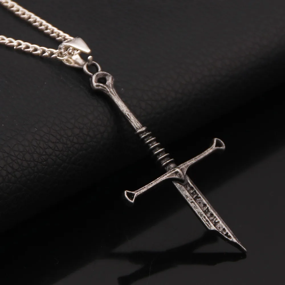 Vintage Cross Pendant Necklace Jewelry Gift