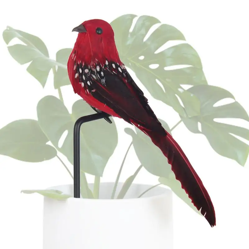 

Artificial Birds Clip On Feather Birds Christmas Wedding Artificial Birds Tree Craft Ornaments Foam Bird Decoration