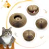 Magic Cat Scratch Organ Board Cat Toy with Ball Cat Grinding Claw Cat Climbing Frame Kitten Round Corrugated Cat Scratching Toy 3