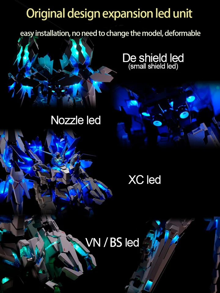 PG ユニコーンガンダムフェネクス+LEDユニット　新品未開封 KOSMOS RGB LEDユニット PG 1/60 RX-0 ユニコーンバンシィ