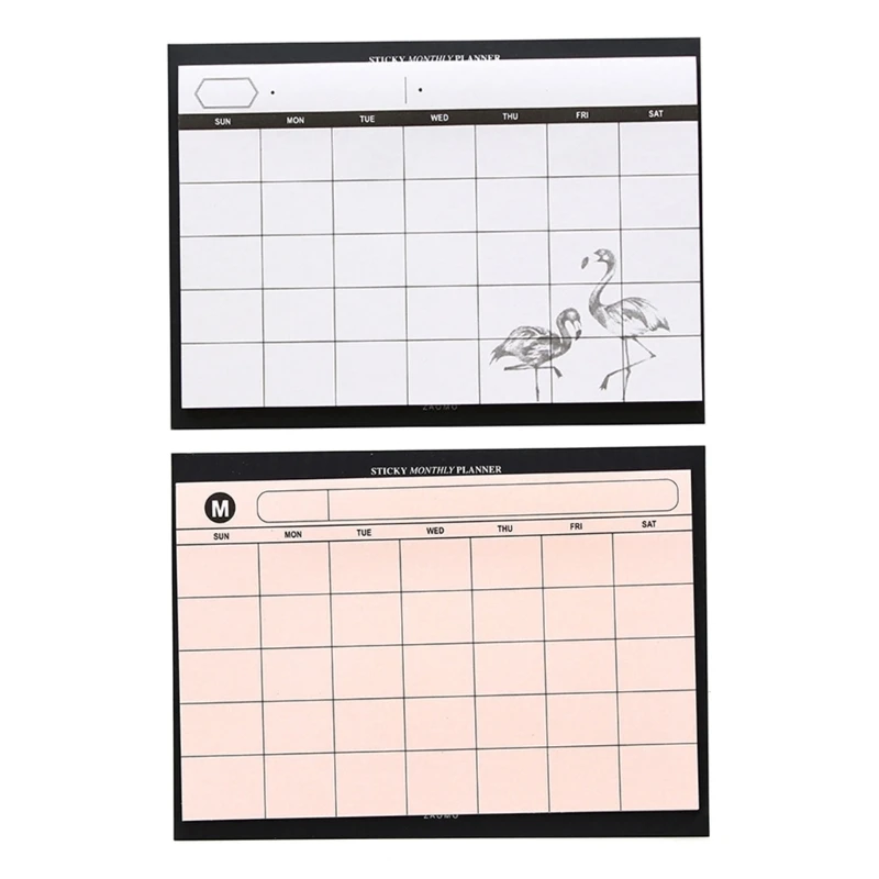 30 Sheets Medium Memo Pad Notepad Weekly Monthly Do It Planner Study Schedule Plan Paper Papelaria Office Stationery