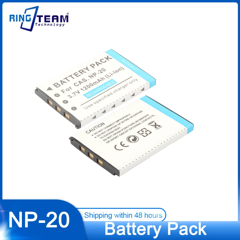Np-20 3.7V 1200Mah Batteria Per Fotocamera Ricaricabile Per Casio Exilim Ex-Z3 Ex-Z4 Ex-Z5 Ex-Z6 Ex-Z7 Ex-Z8 Ex-Z11 Ex-Z60 Ex-Z65 Ex-Z70