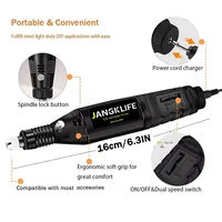 9V Mini Drill Electric Carving Pen Variable Speed Rotary Tools Kit Engraver for Grinding Polishing 2