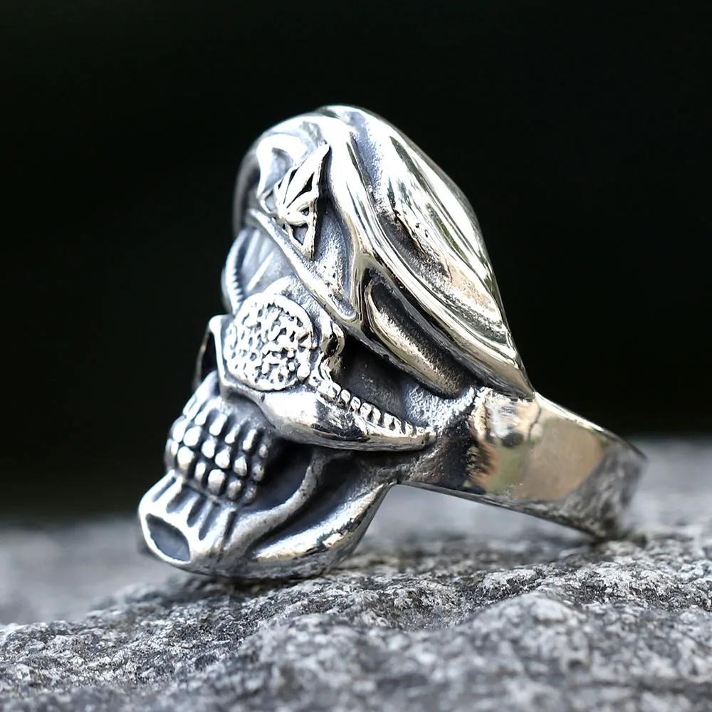 Anillo Aguila Punk Rock De Acero Color Plata Hombre Y Mujer | Cuotas Sin Interés
