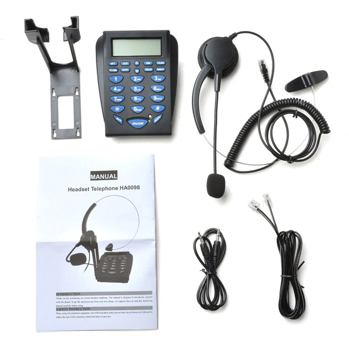 Call Center Telephone Dialpad Corded Telephone with Noise