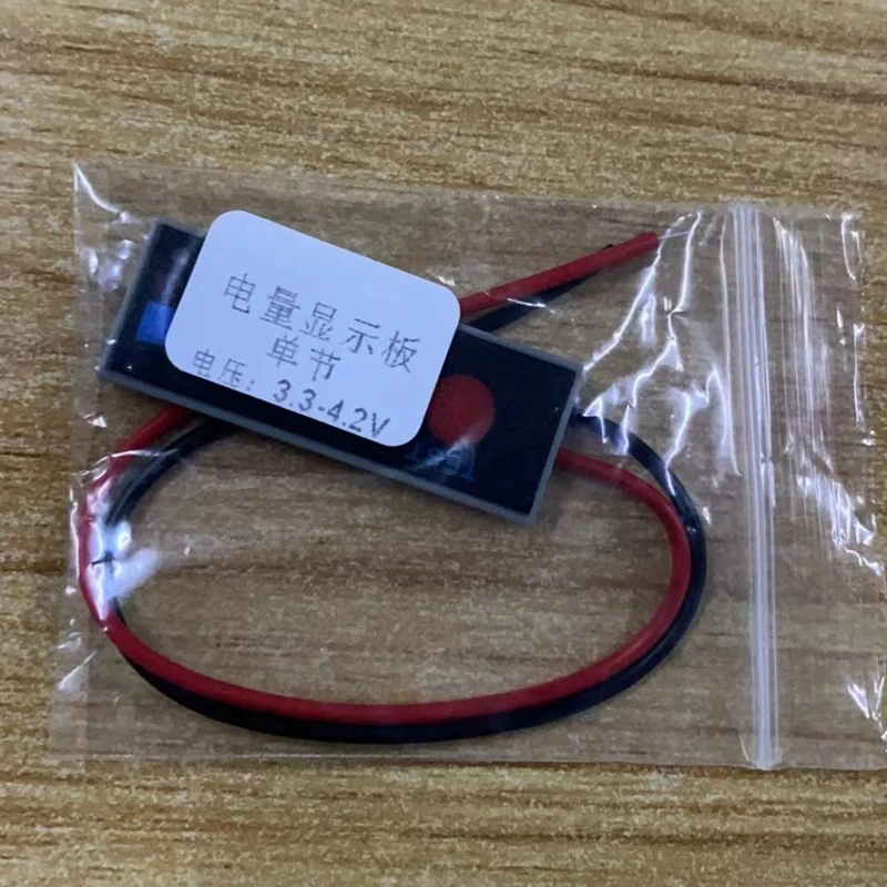 

Battery Capacity Monitor Gauge Meter 1S 2S 3S 4S 12V Battery Capacity Tester Percentage Display Low Power Consumption