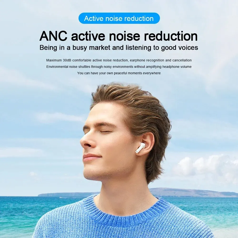 Honor Global Version CHOICE Earbuds X5 TWS Bluetooth 5.3 Earphone 35 Hour Battery Low Latency Noise Cancelling Stable Connection images - 6