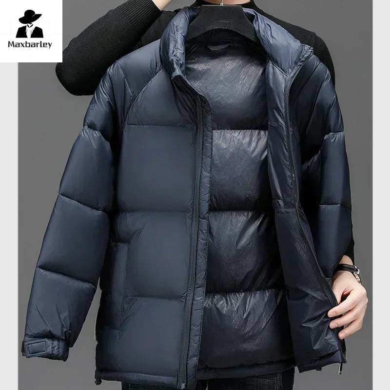 ジャケット・アウター descente pause STAND COLLAR DOWN COAT M Men's Stand Collar Down Coat Full-Zip Lightweight Puffer