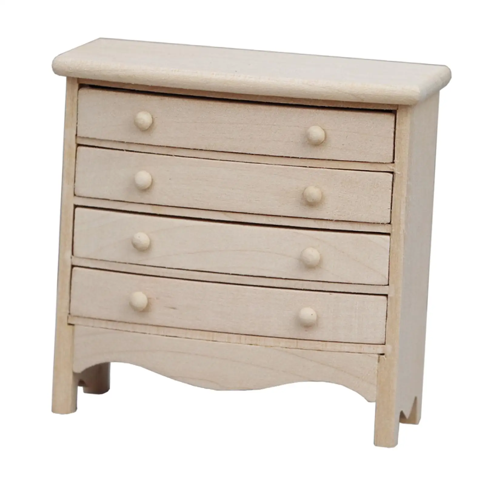 

Wooden 1:12 Dollhouse Miniature Model, 1:12 Scale Doll House Drawer Chest, Miniature Pretend Display Shelf Rack Decor,