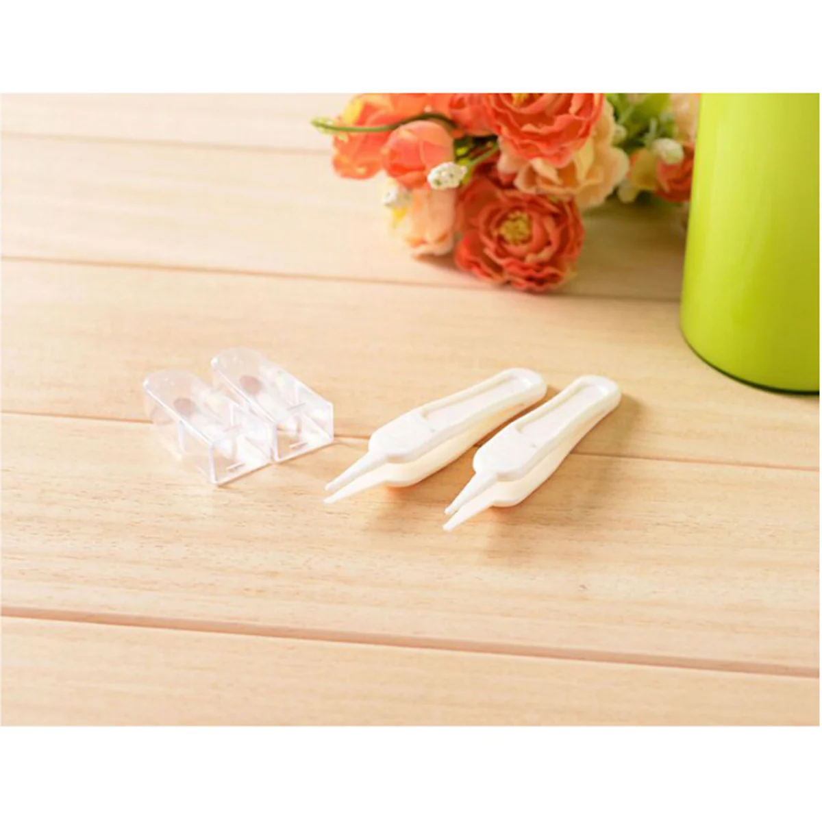 2 PCS Newborn Cleaning Tweezers Nose Infant Tweezer Cleaner for Infants