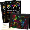 Rainbow Magic Scratch Off Paper Set for Kids Arts Scraping Painting Toy DIY Graffiti Book Kids Montessori Educational Toys 1