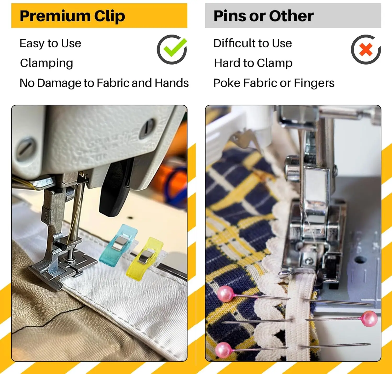 Multipurpose Sewing Clips Colorful Plastic DIY Storage Positioning Patchwork Quilting Tools Safety Assorted sewing clips