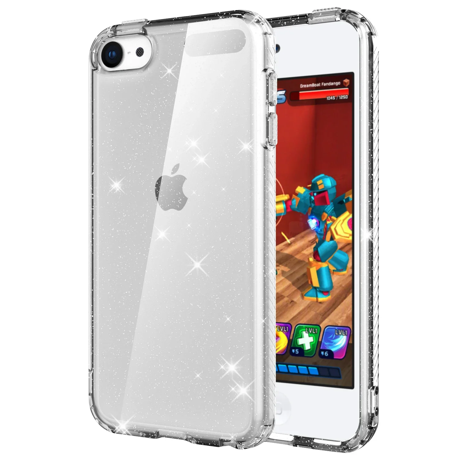 Luxury Bling Soft Silicone Shockproof Transparent Protective Case
