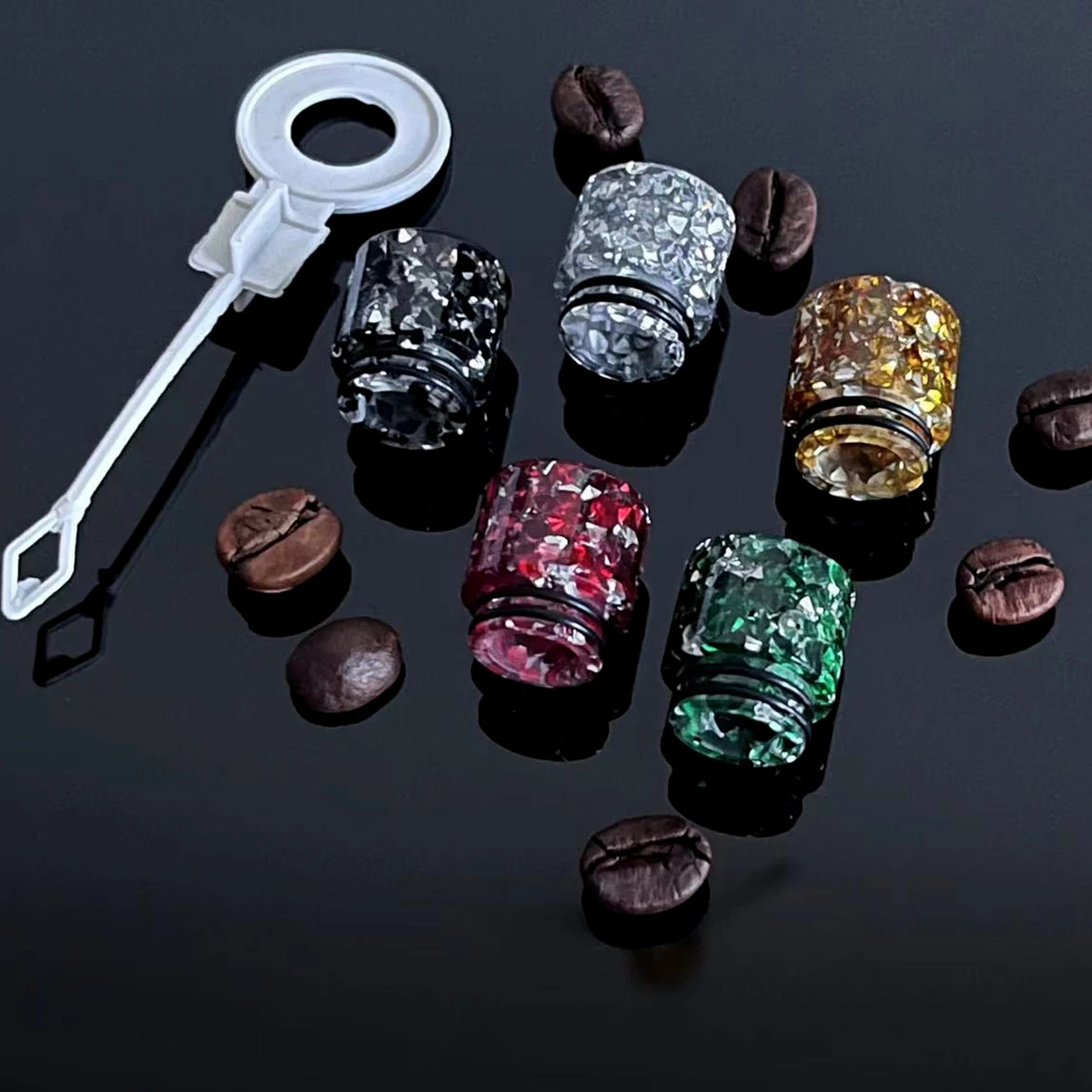 

Resin Diamonds Styple 810 Tip Mouthpiece Connector Cover 17mm DripTip for Tfv8 Tfv12 Tank Standard 810/528 Function Multi Parts