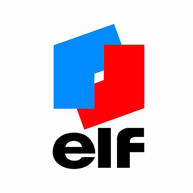 Autocollant Vintage ELF - Sticker Tuning Sport - Original Années 80 - Italie