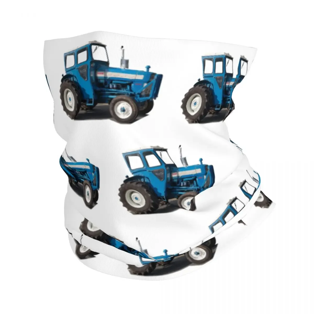 

Blue Tractor Bandana Neck Cover Printed Balaclavas Wrap Scarf Warm Headwear Running Unisex Adult Washable