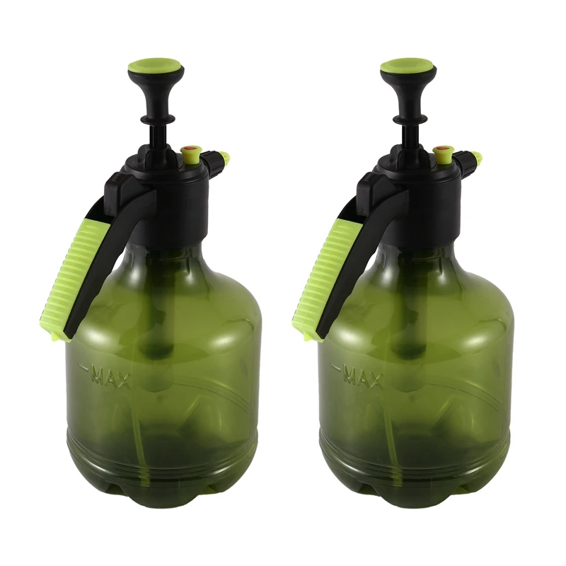 

2X 3L Hand Pressure Trigger Garden Spray Bottle Plant Irrigation Watering Can Sprayer Manual Air Compression Pump Green
